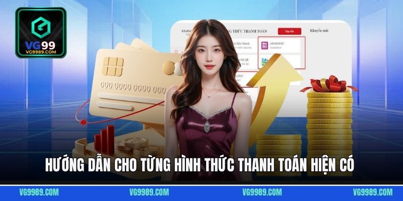 Tổng hợp hướng dẫn cho từng hình thức thanh toán hiện có
